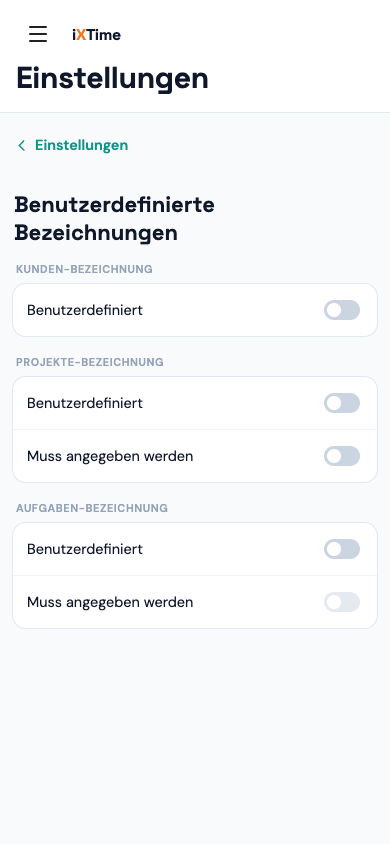 Eigene Bezeichnungen mit Live-Vorschau (Mobil)